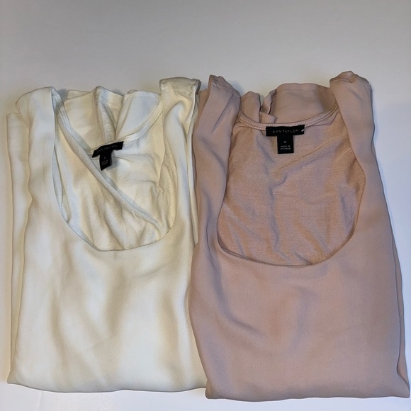 Two Ann Taylor Classic Tank Top Size M - Picture 1 of 10